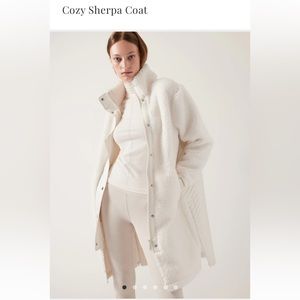 Athleta Cozy Sherpa Coat - Brand New with Tags